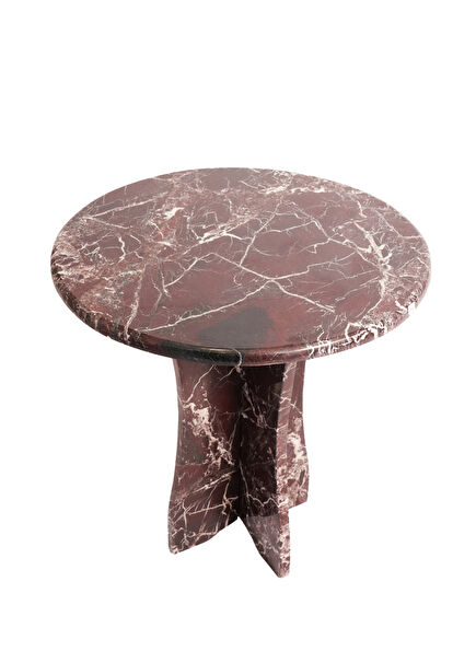 Elazığ Bordo Mermer Orta Sehpa