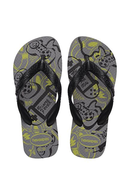 Athletic Grey Kids Beach Slippers