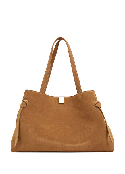 Gyoza Taba Kadın Deri Alışveriş Çantası