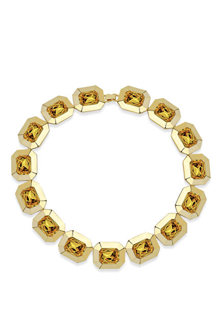 Ritz Sarı Kristal Kolye