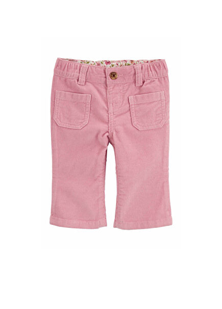 Pink Baby Girl Corduroy Pants