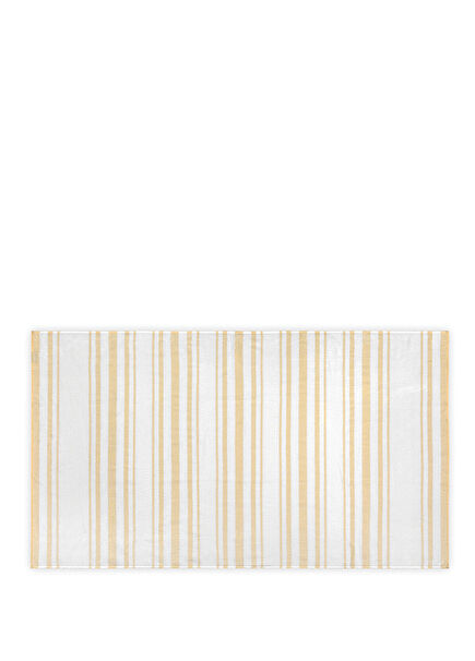 Otto White Lemon Cotton Beach Towel 100 x 180 cm