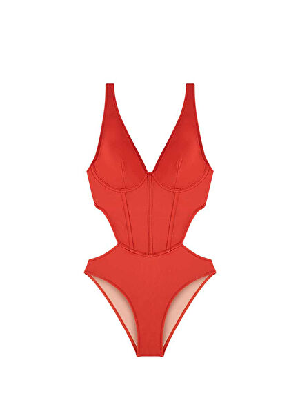 Anaïs Rust V-Neck Women's Swimsuit