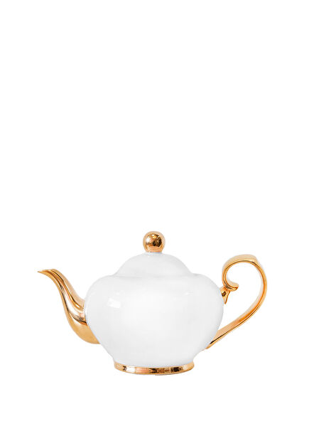 Bone China 24K Gold Plated Teapot 700 ml