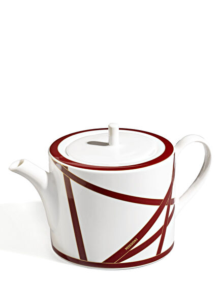 Nastri Desenli Porselen Demlik