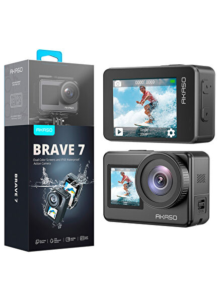 Brave 7 4K Action Camera and Super Accessory Kit
