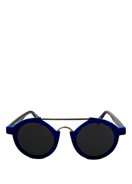 I0920V 46 STN 022 Mavi Metal Erkek Güneş Gözlüğü