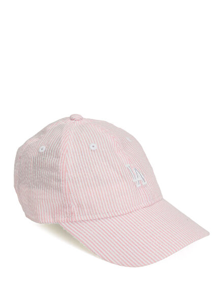 Losdod MLB Seersucker 9Twenty Pink Kids Hat