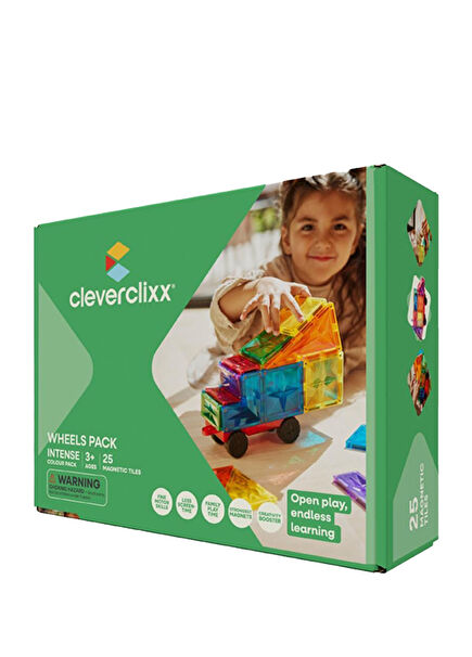 Wheels Pack Intense Magnetic Blocks 25 Pieces 3+ Years Building Toy