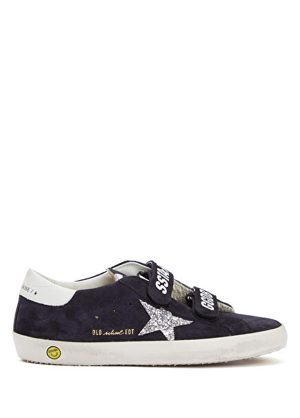 Old School Koyu Mavi Unisex Çocuk Süet Sneaker