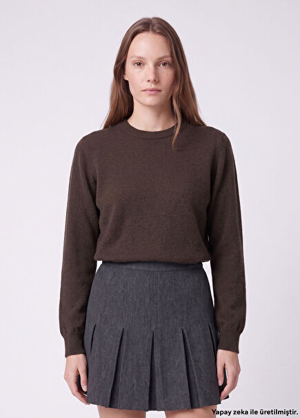 Brown Cashmere Sweater