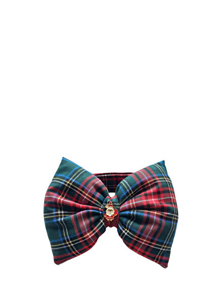 Ekoseli Kedi ve Köpek Papyonu