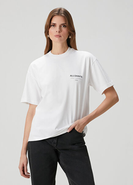 Beyaz Organik Pamuk T-shirt