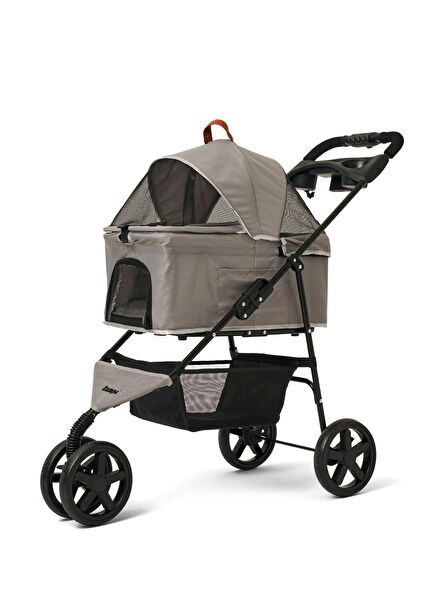 Venus Grey Cat & Dog Transport Trolley