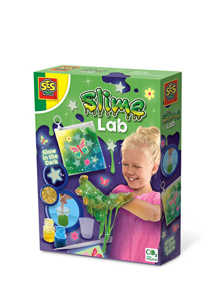 Lab Karanlıkta Parlayan 5'li Slime Seti