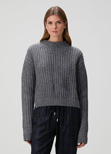 Gray Wool Sweater