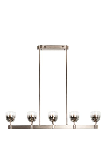 Enzo Stainless Marble Rectangular Pendant Chandelier