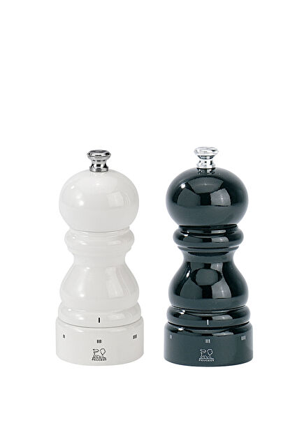 Paris U Select Black & White Pepper & Salt Mill Set 12 cm