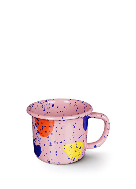 Kids Pembe Emaye Kupa 