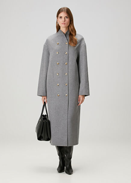 Amory Grey Wool Coat