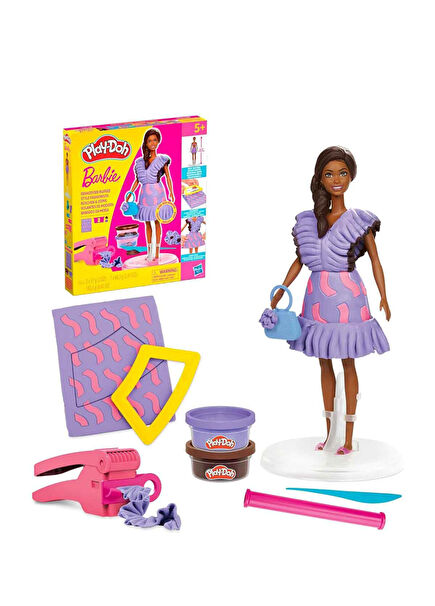 Barbie Fashionista Ruffles Oyun Hamuru Seti