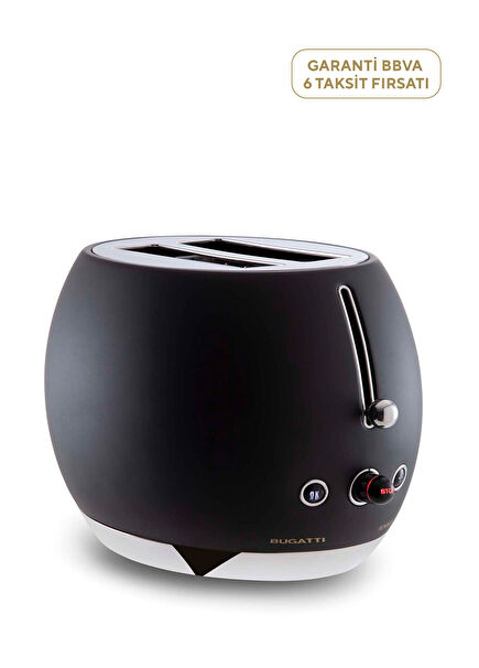 Romeo Matte Black Toaster