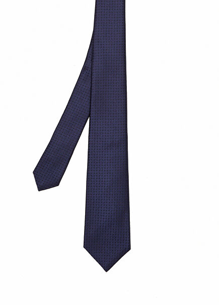 Navy Blue Silk Tie