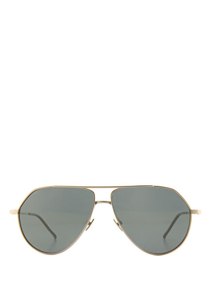 I05252 Altın Rengi Metal Erkek Güneş Gözlüğü