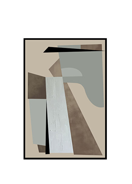 Brown Tones Akrilik El Yapımı Tablo 70x100 cm