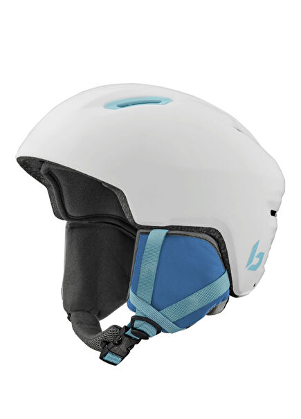 Atmos Youth Matte White/Blue Xs / Small Unisex Kids Ski Helmet