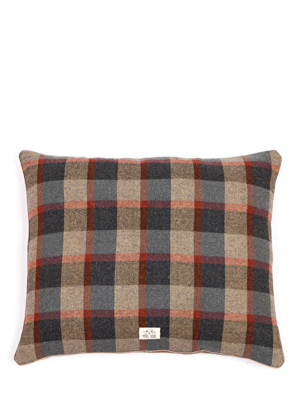 Double Sided Kahverengi Lacivert Büyük Irk Köpek Yatağı