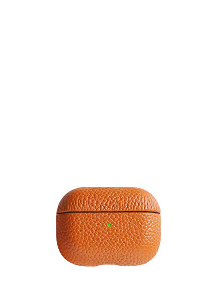 Airpods Pro 2 Turuncu Deri Kılıf