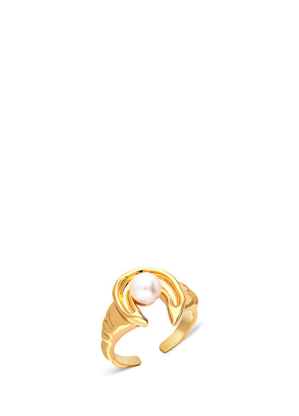 Round Freshwater Pearl Women Ring