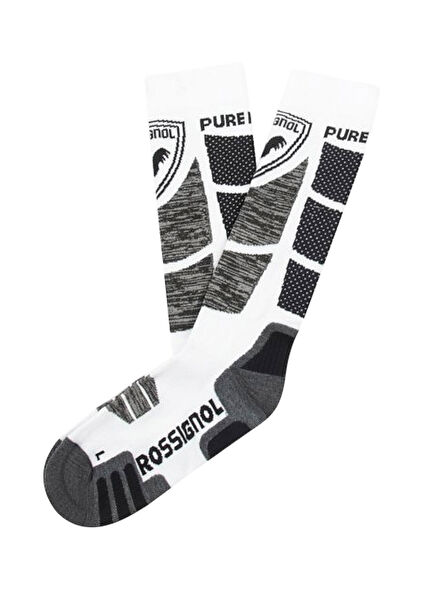 W Pure Elite Beyaz Kadın Kayak Çorabı 