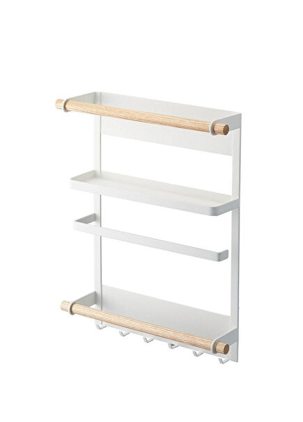 Toskana Beyaz Mıknatıslı Kağıt Havluluk Ve Raf