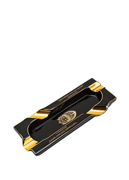 Black Long Cigar Ashtray