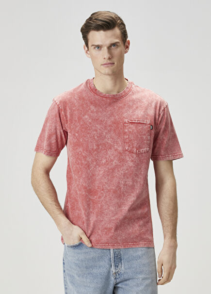 Pomegranate Flower Patterned T-Shirt