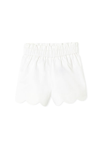 White Baby Girl Shorts