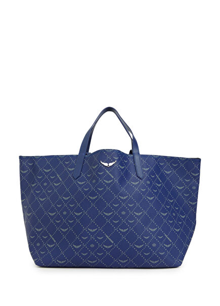 XL Monogram Lacivert Kadın Alışveriş Çantası