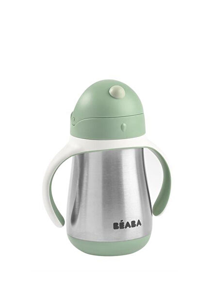 Sage Green Çelik Pipetli Suluk 250 ml