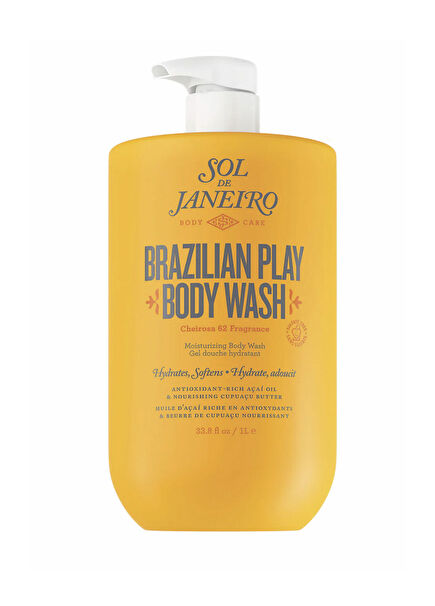 Brazilian Play Mousturizing Shower Cream Gel Nemlendirici Duş Jeli 1 Lt