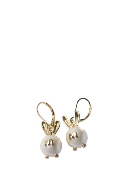Pendant Gold Color Silver Metal Women's Earrings