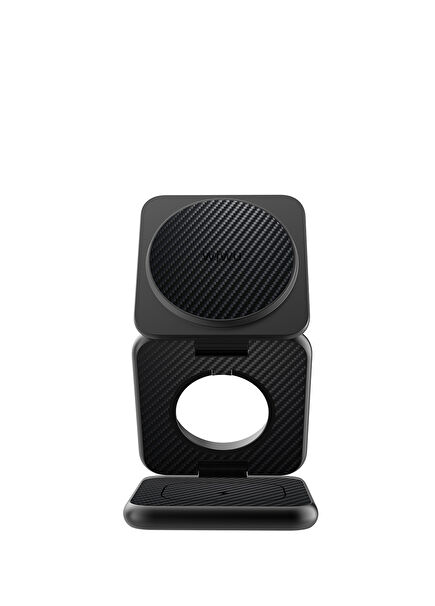 Wi-W036 Qi2 3in1 Ambiyans Işıklı Magsafe Uyumlu Kablosuz Şarj Standı 15W