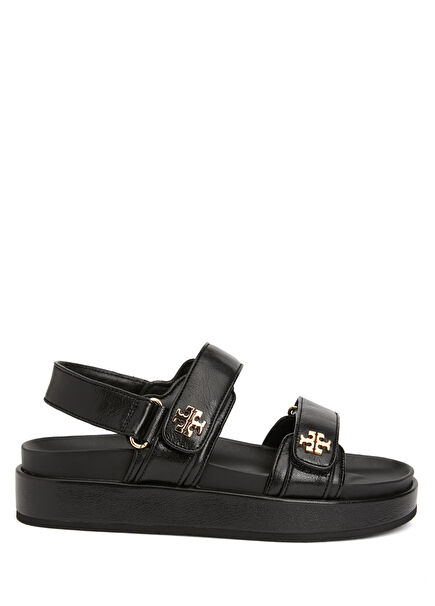 Black Women's Leather Sandals