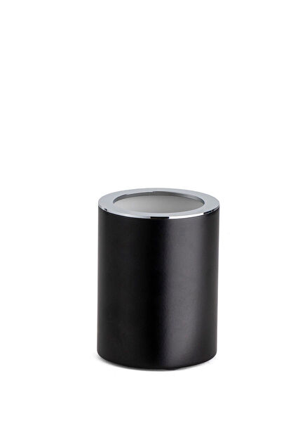 Siyah Krom Tezgah Üstü Diş Fırçalığı 102x80 mm