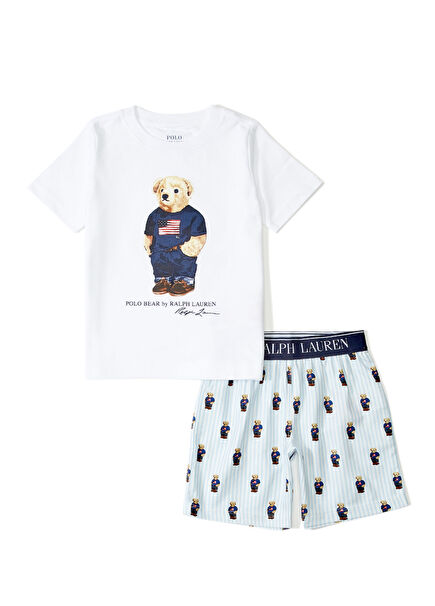 Mavi Erkek Çocuk Pijama Seti