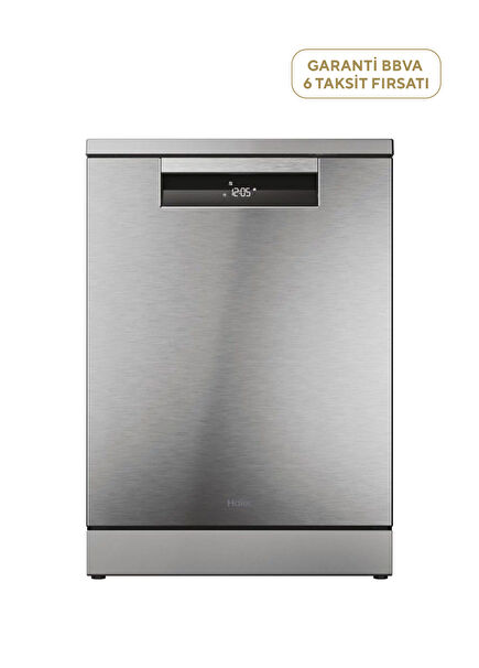Xf 5C7M0X-17 Grey Freestanding Dishwasher with 10 Programs Wi-Fi Connection