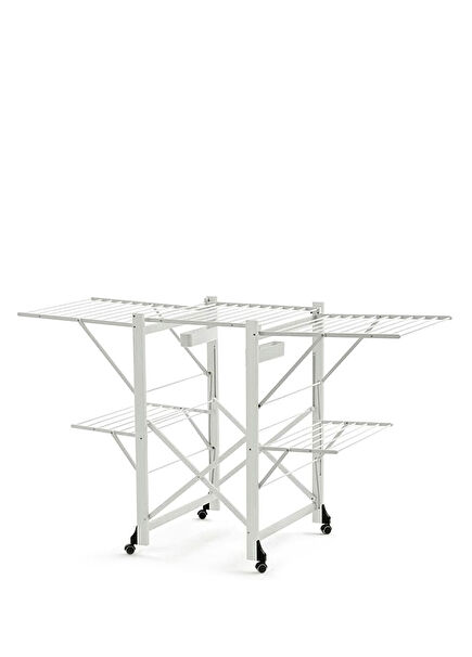 Kiraz Ağacı Beyaz Çamaşır Askılığı