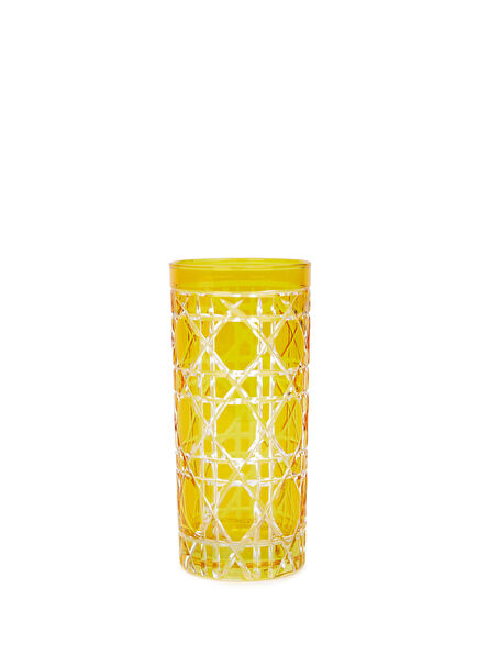 Gloria Sarı Cam Bardak