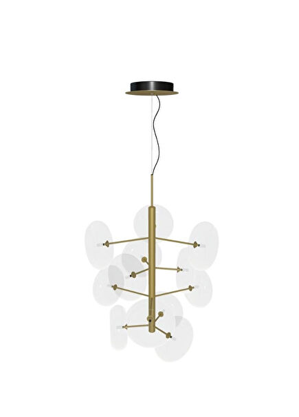 Spark Glass Led Chandelier